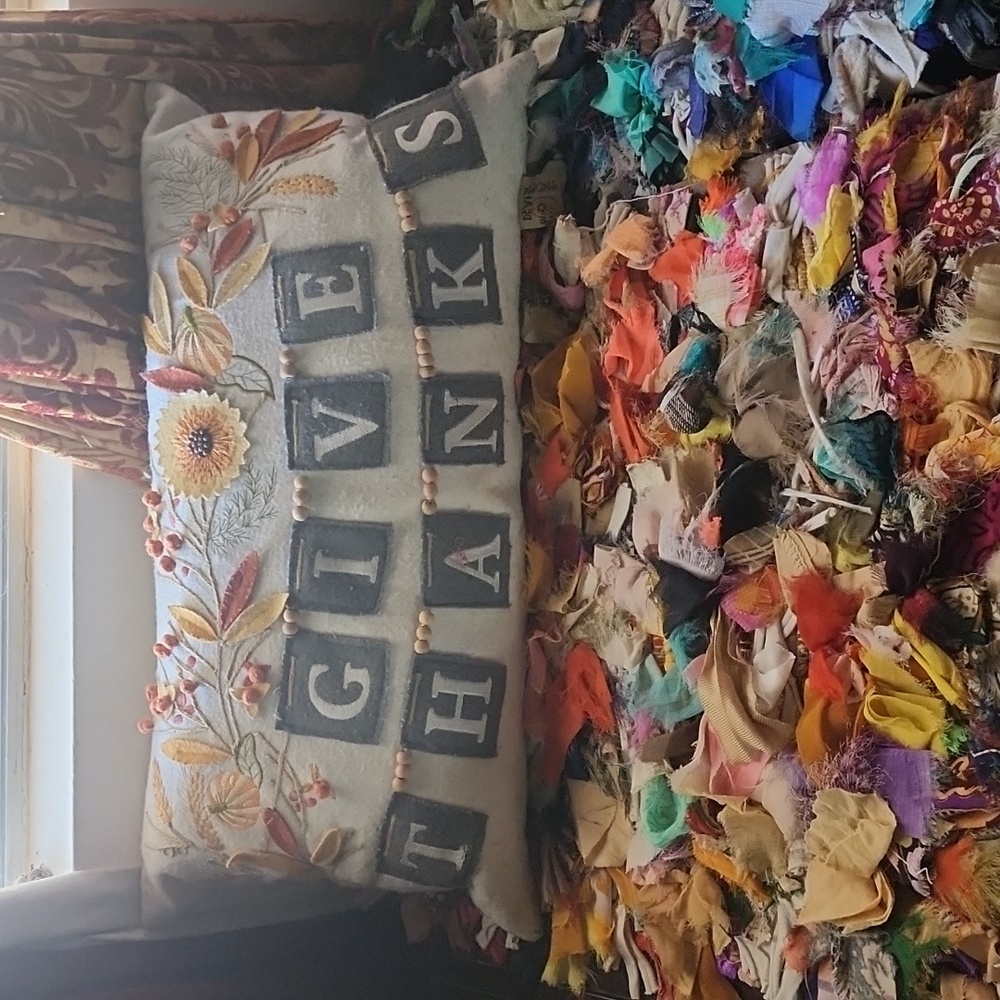 Devi Designs Thanksgiving Pillow